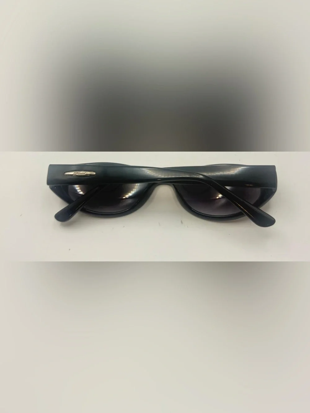 Fossil Black Oval Sunglasses Frames Only